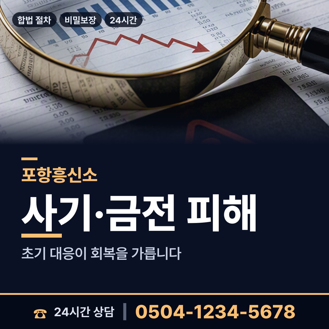 포항 양학동 탐정사무소 상담 안내